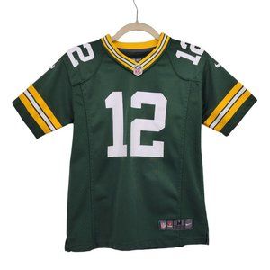 Nike NFL On Field Packers Aaron Rodgers Green Football Jersey Boys Medium